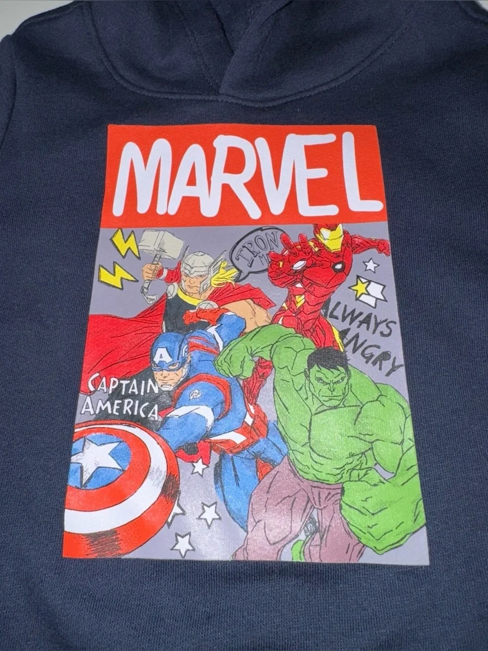 Marvel Avengers Superhero Toddler Boys’ Sweatshirt & Joggers 2T